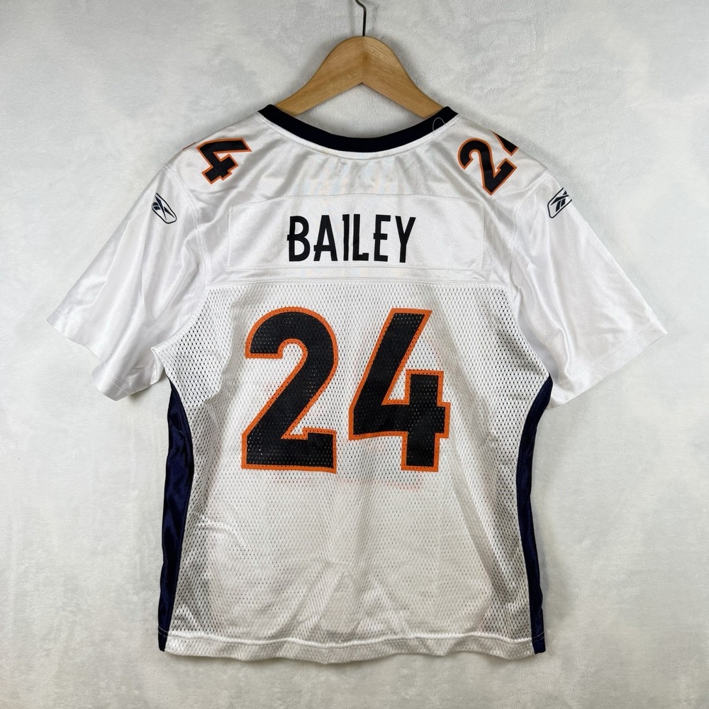 Vintage Reebok Denver Broncos #24 Champ Bailey NFL Football Jersey